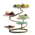 wrought iron fruit living room afternoon tea tray